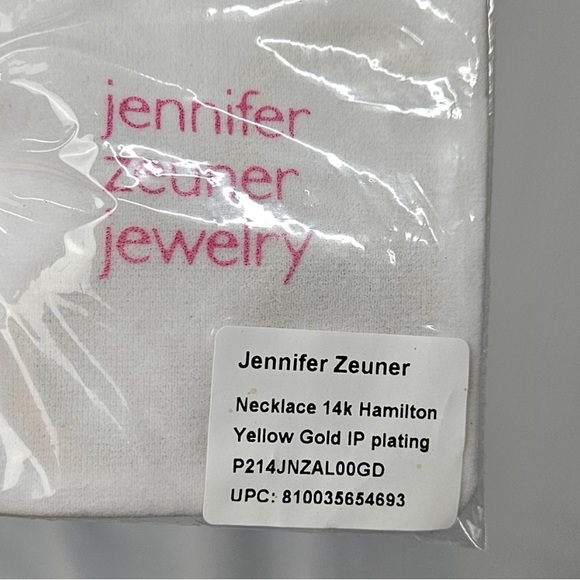 NEW! JENNIFER ZEUNER “KARLI” NECKLACE IN GOLD - Picture 4 of 8